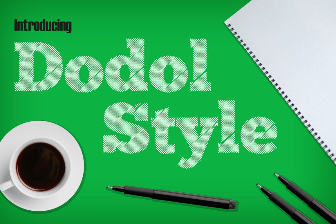 Dodol Font example image 1