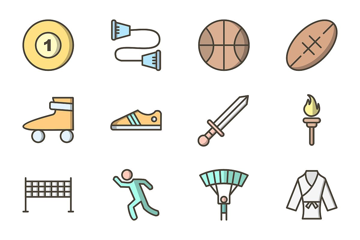 Set Of Sports And Game Icons example image 1