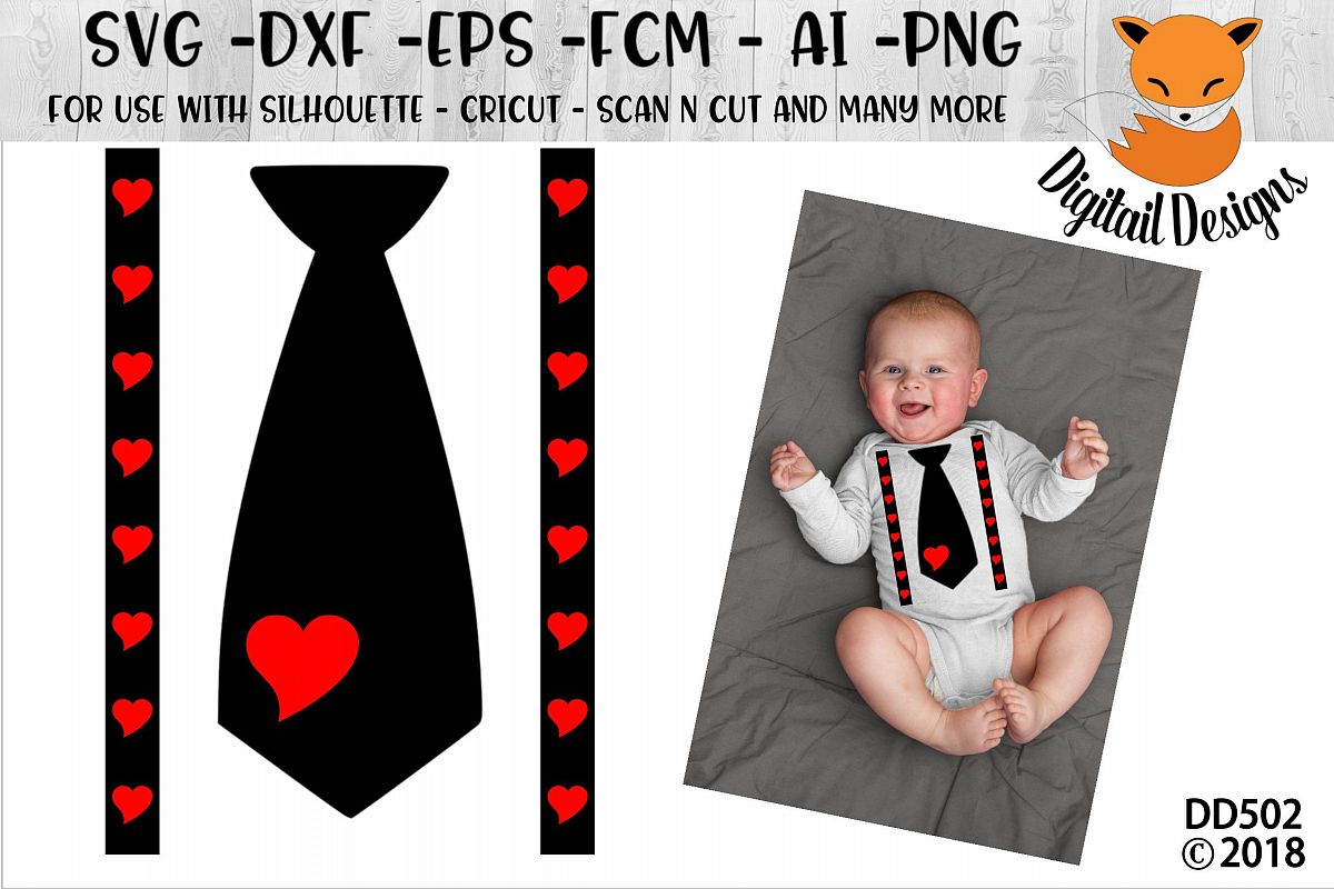 St Valentine S Day Tie Svg Silhouette Cricut