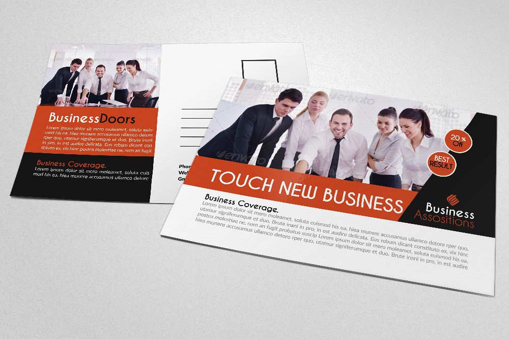 Business PostCard example image 1