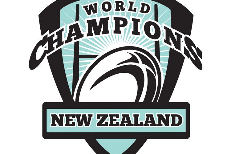 Rugby ball New Zealand World Champions example image 1