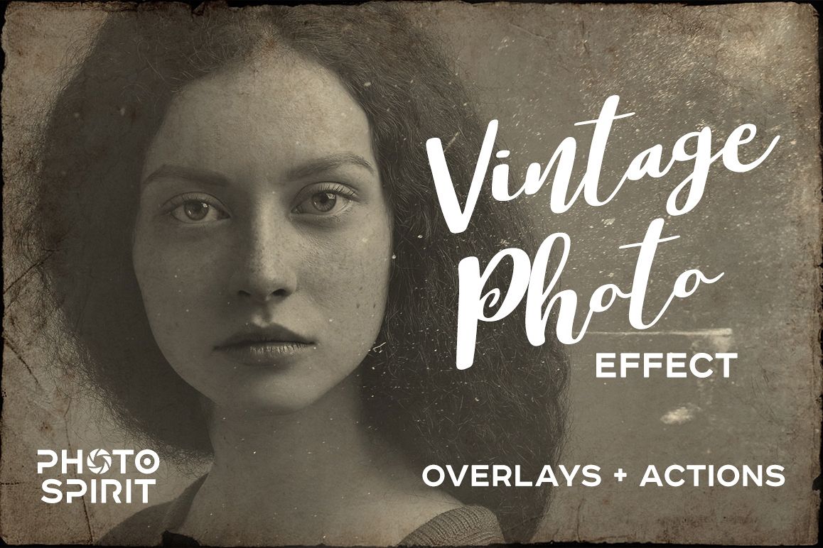 Vintage Old Photo Effect Overlays example image 1