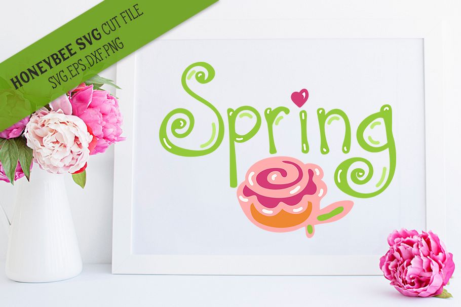 Spring Hand SVG Cut File example image 1