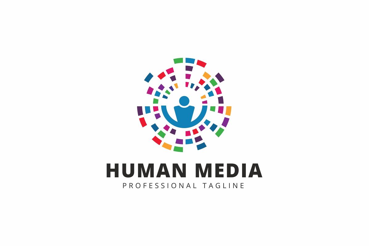 Human Pixel Logo example image 1