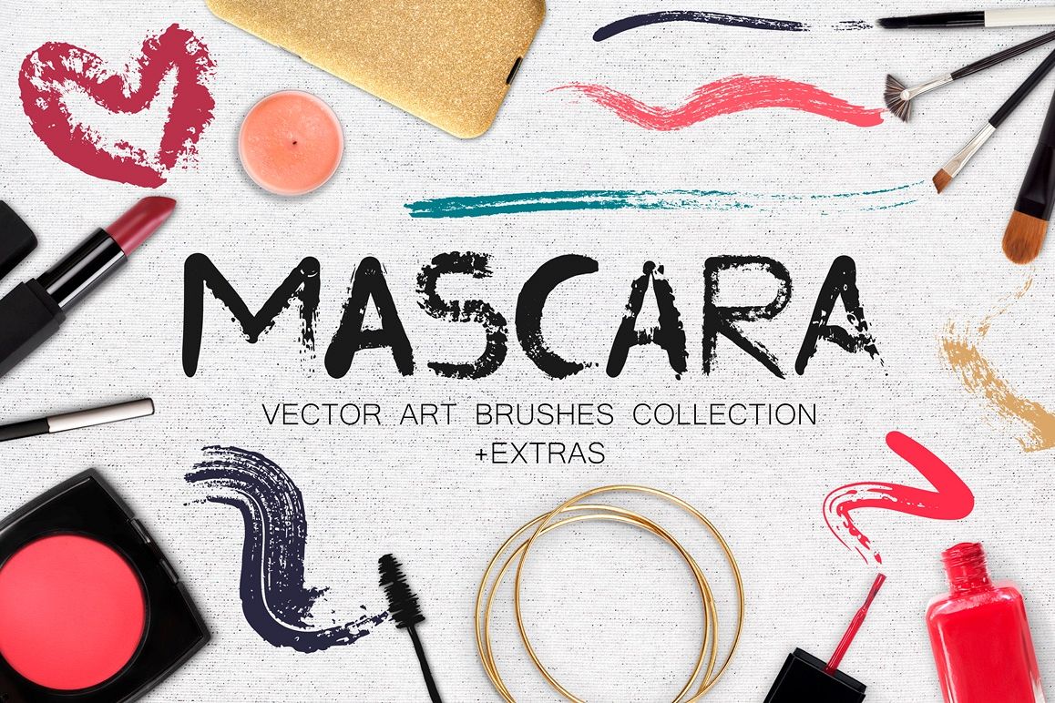 Mascara - Vector Art Brushes example image 1