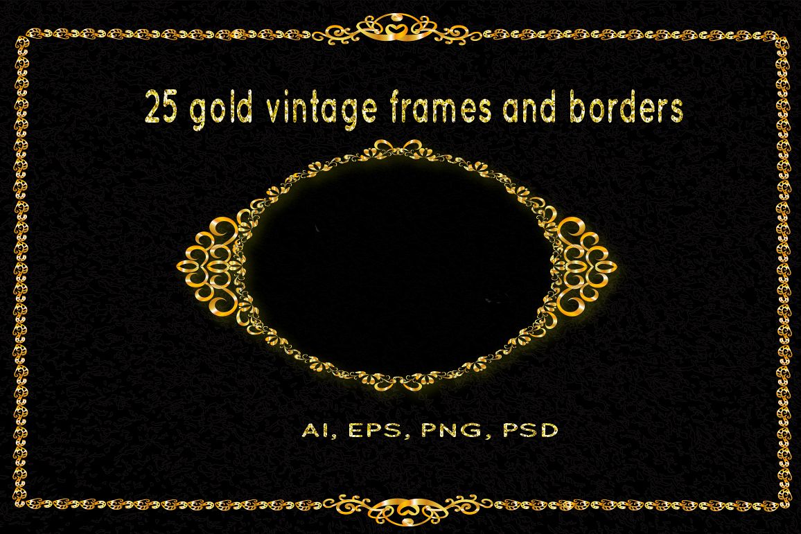 25 golden vintage frames example image 1
