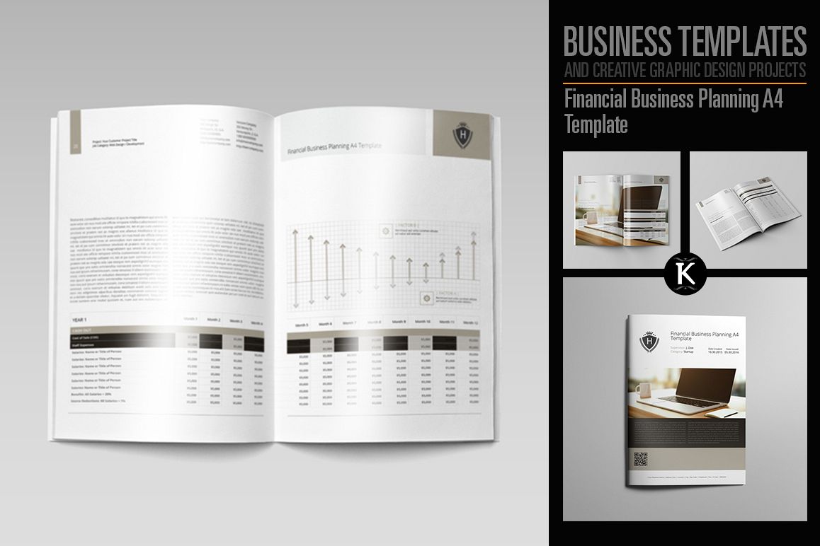 Financial Business Planning A4 Template example image 1
