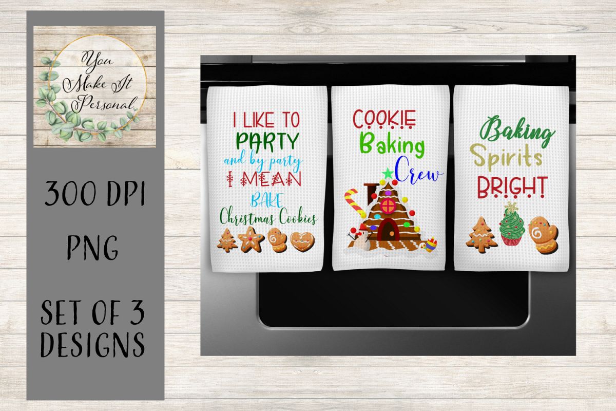 Kitchen Towel Designs for Christmas example image 1