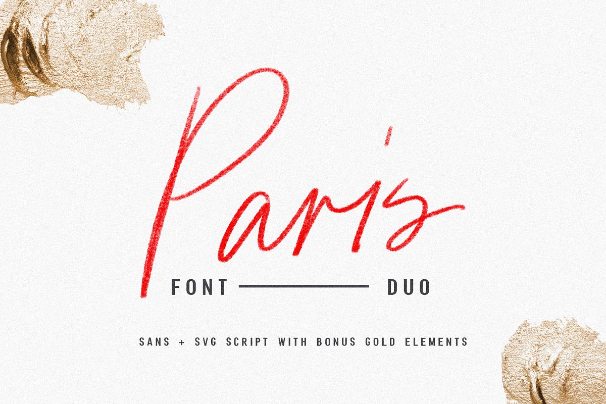 Paris | Font Duo + SVG with Extras example image 1