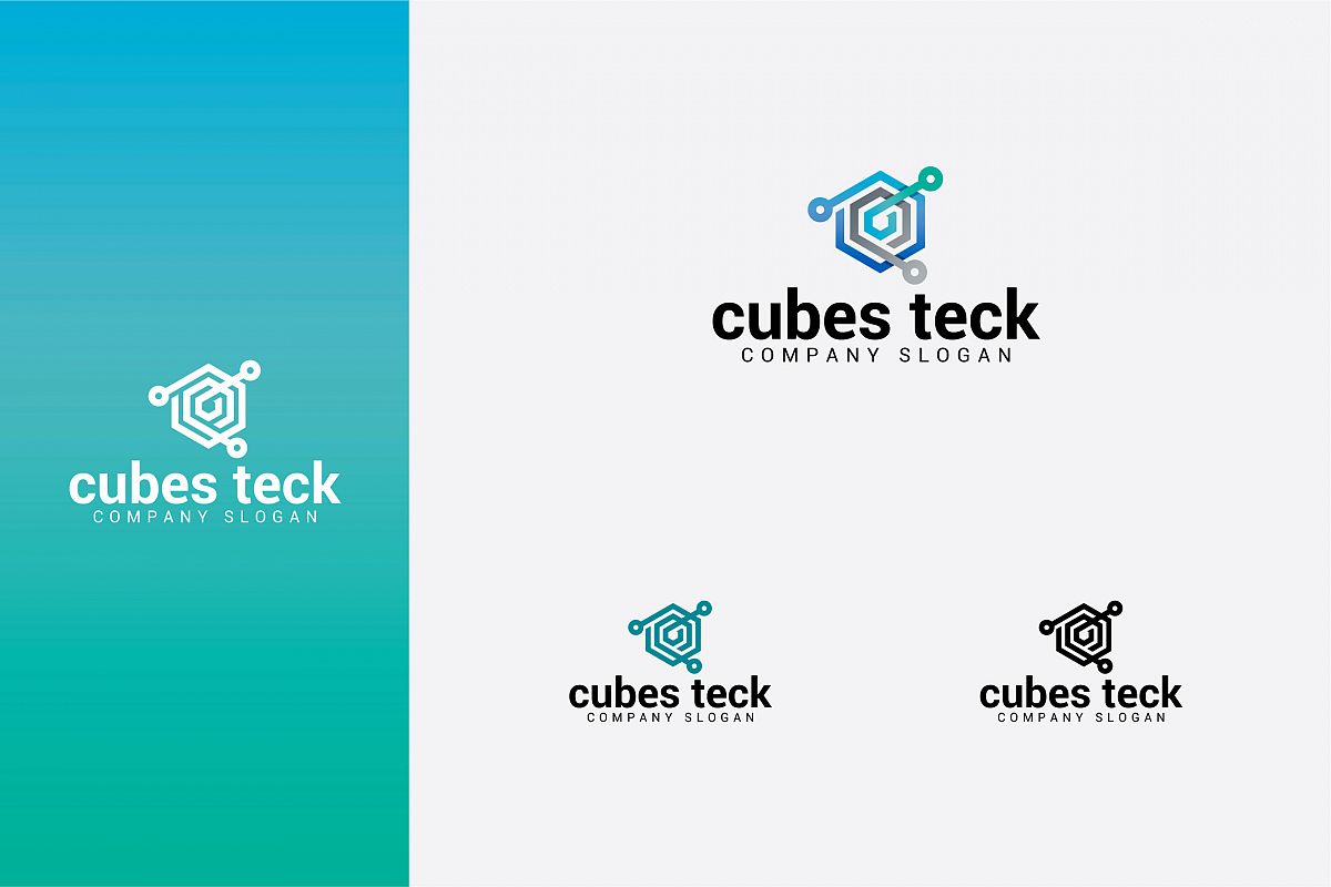 cubes teck logo example image 1