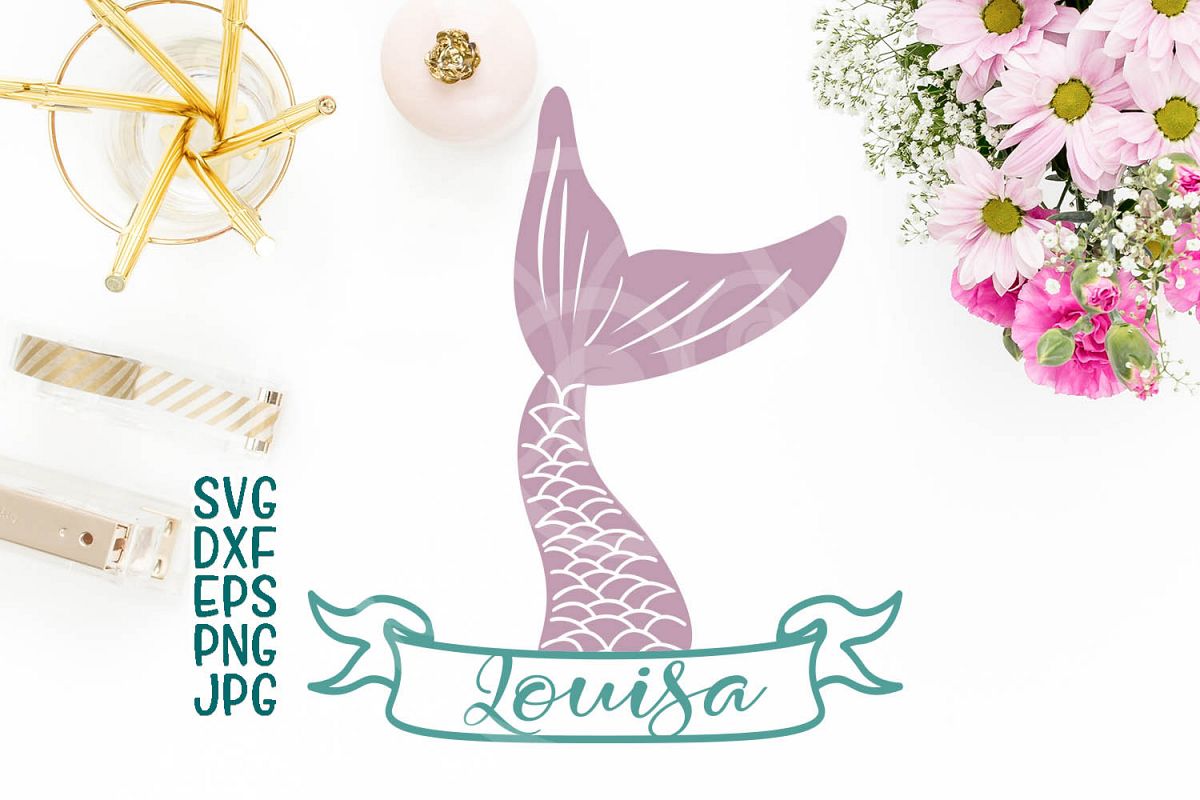 Free Free 307 Silhouette Mermaid Tail Svg SVG PNG EPS DXF File