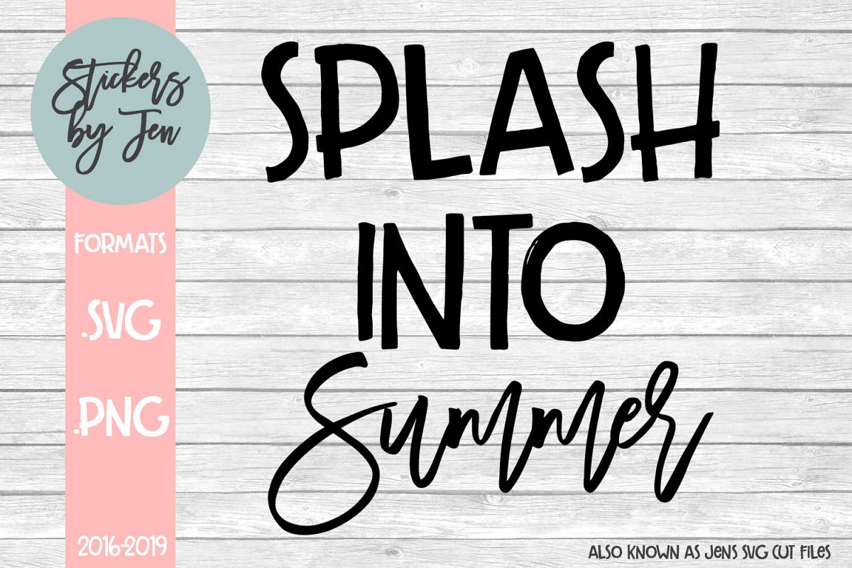 Splash Into Summer svg cut file example image 1