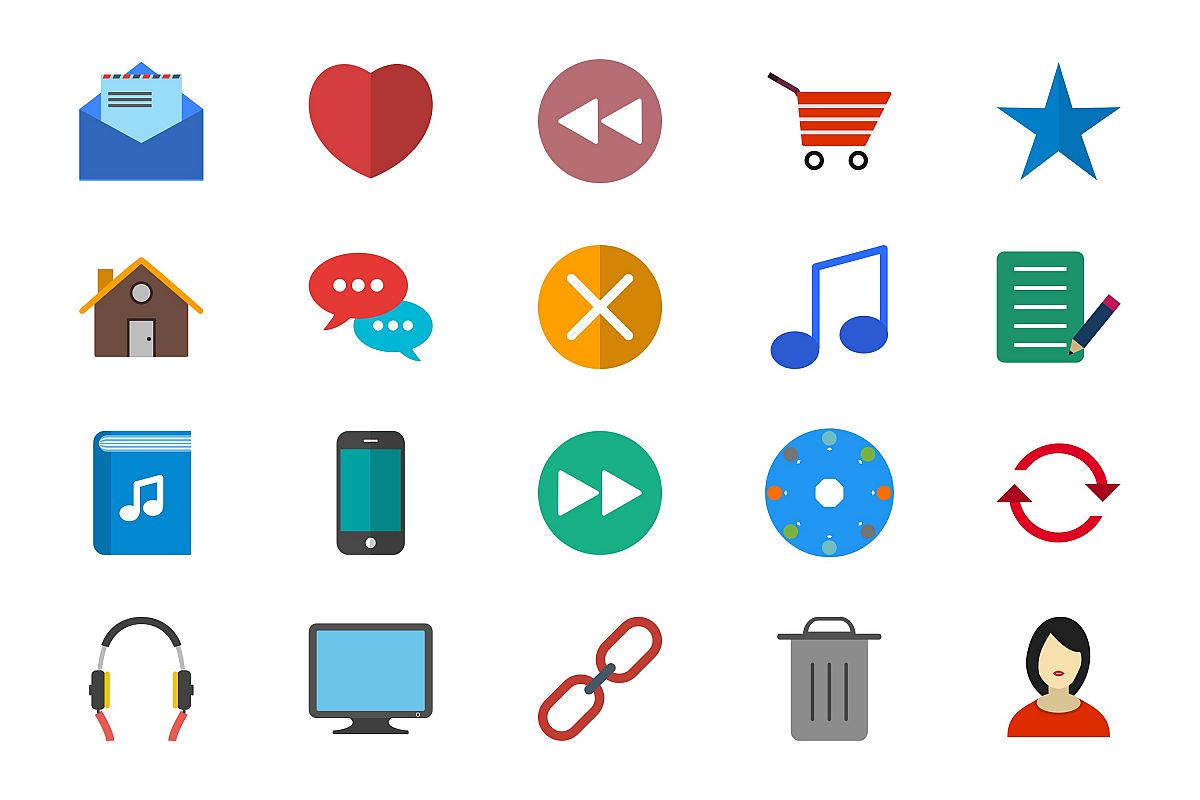 Set Of Multimedia Icons example image 1