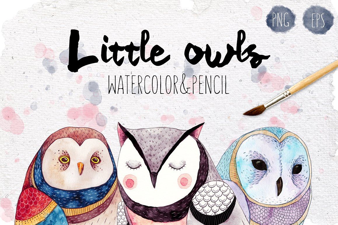 Three little owls example image 1