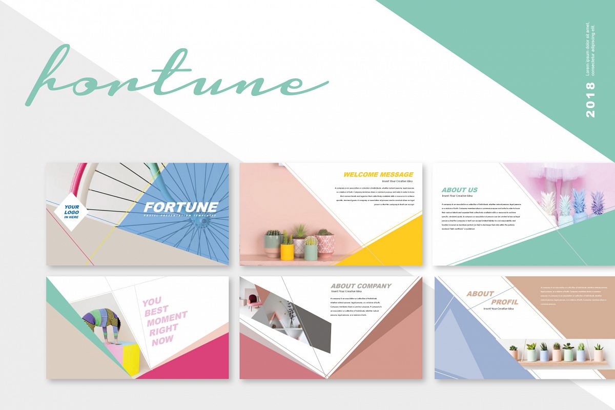 Fortune Creative Keynote Templates example image 1