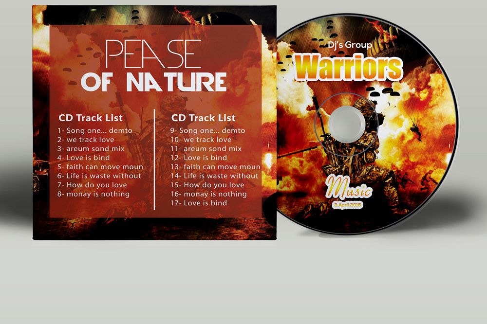 CD Covers Template example image 1