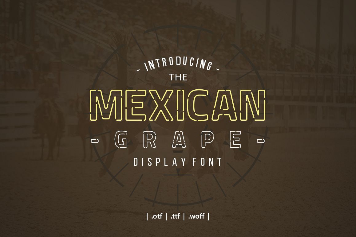 Mexican Grape Display Font example image 1