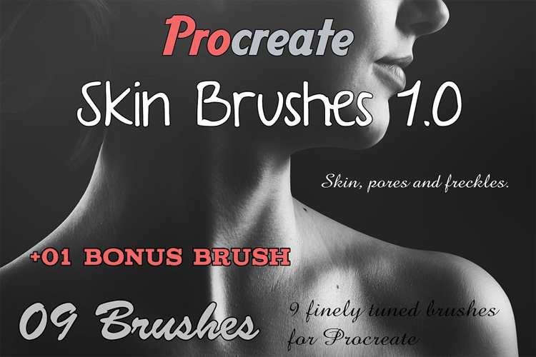Procreate Skin Brushes example image 1