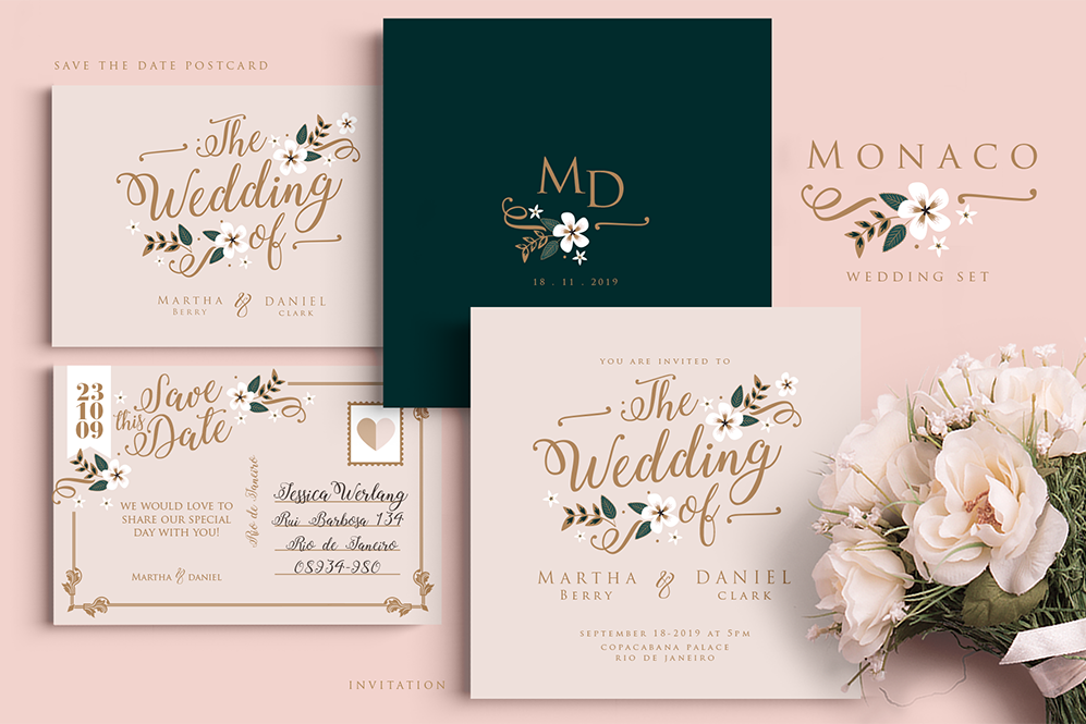 Monaco Wedding Set example image 1