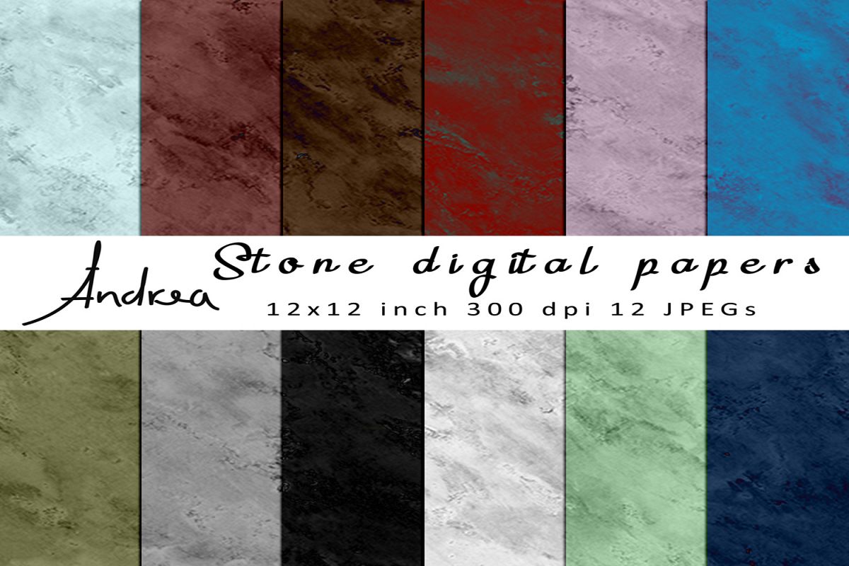 Stone digital papers example image 1