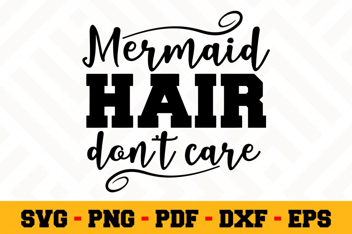 Mermaid SVG Design n531 | Mermaid SVG Cut File example image 1