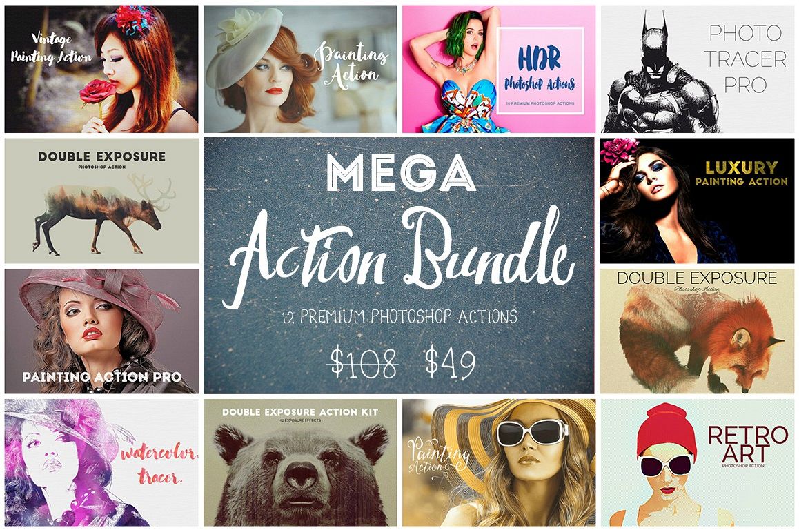 Mega Action Bundle - 75% OFF example image 1