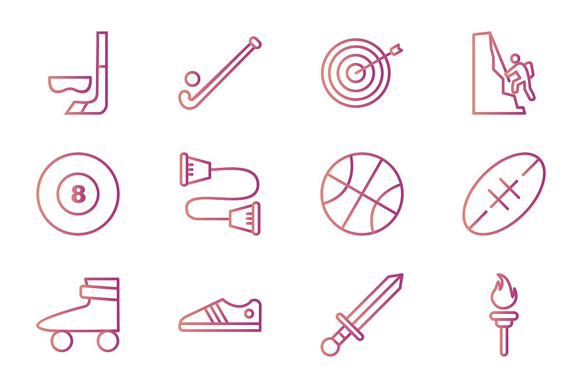 Set Of Sports And Game Icons example image 1