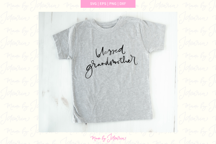 Grandmother svg, blessed grandmother svg, grandma svg, nana example image 1