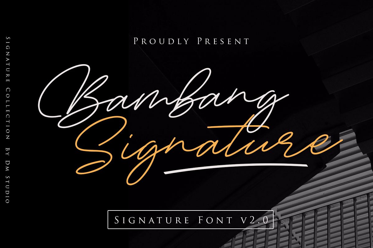 Bambang Signature V2.0 - Signature Font example image 1