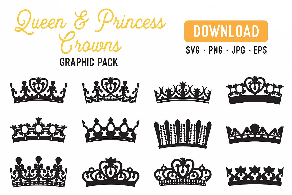 Free 91 Queen Crown Vector Svg SVG PNG EPS DXF File