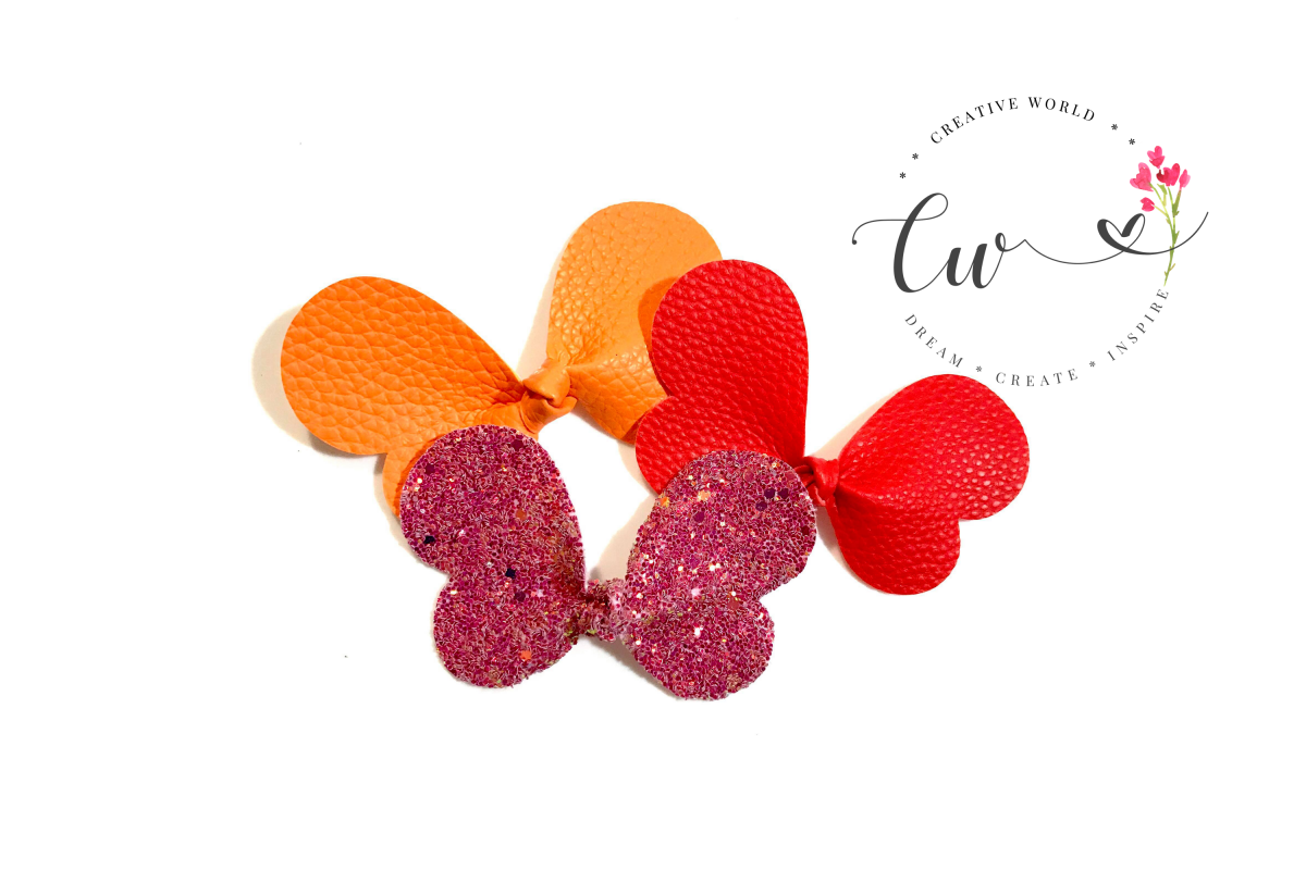 Butterfly Knot Hair Bow Digital Template | Knot Bow Template example image 1