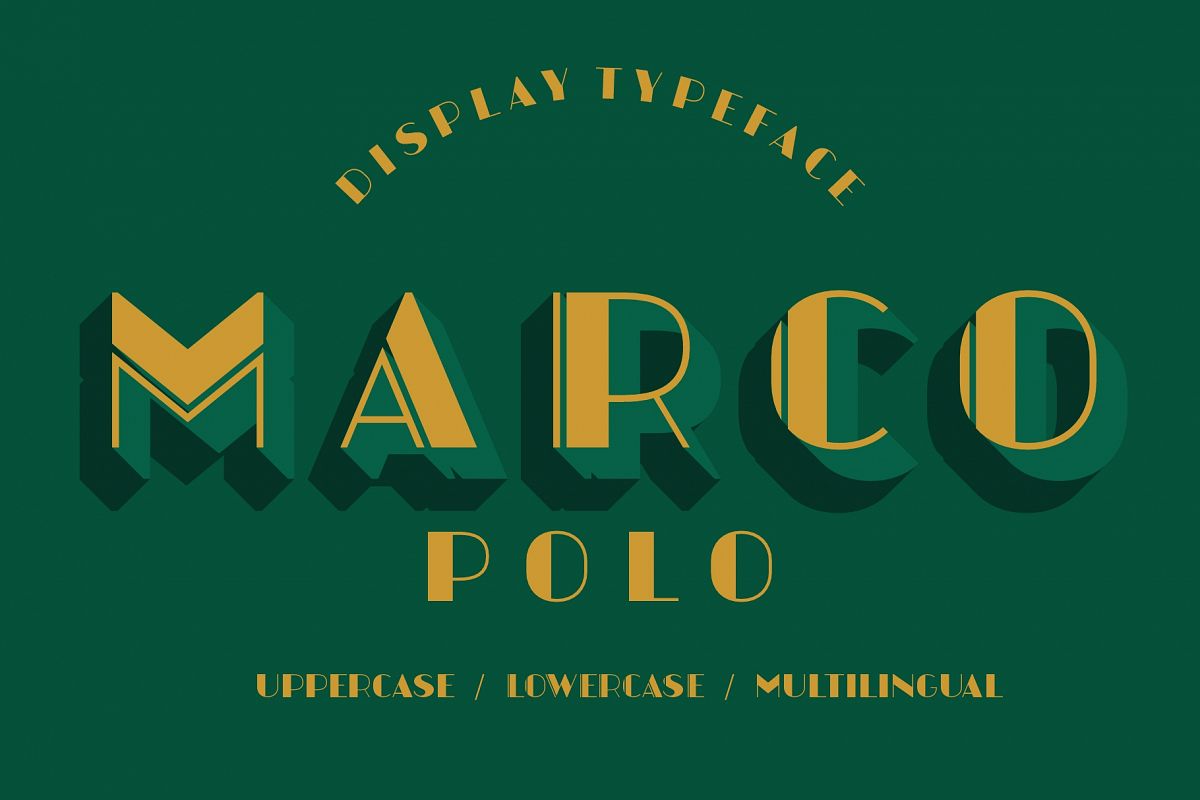 Marcopolo Display Font example image 1