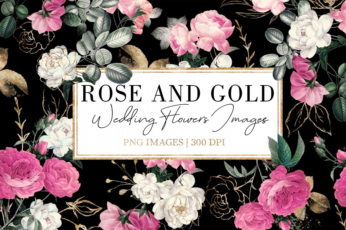 Rose and Gold| Roses vintage and gold example image 1