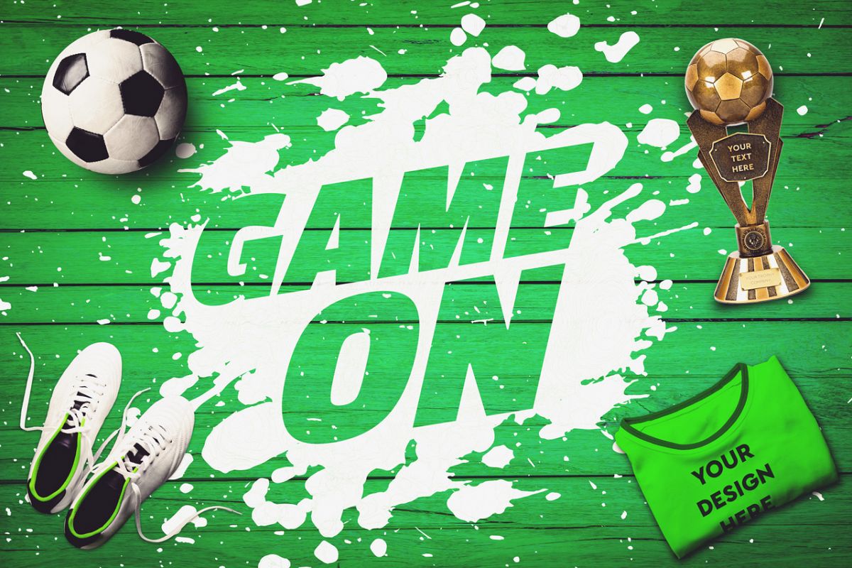 Soccer Scene /Mock-up Creator example image 1