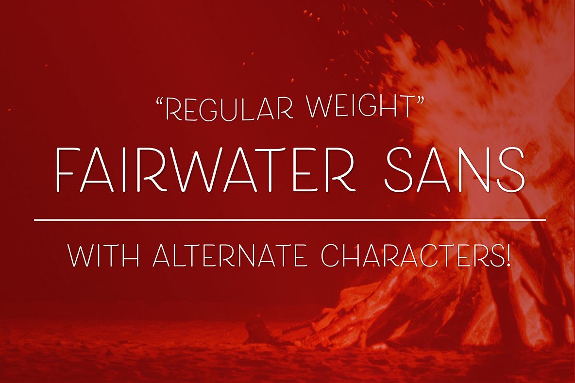 Fairwater Sans Regular example image 1