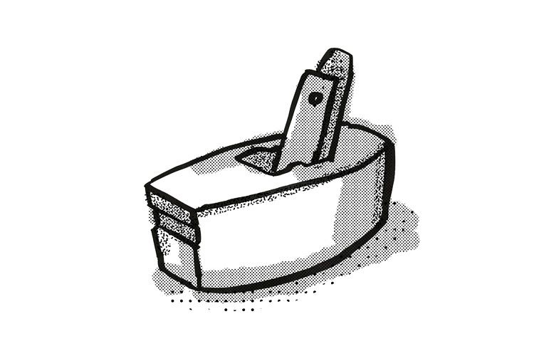 wood smoothing plane Woodworking hand Tool Cartoon example image 1