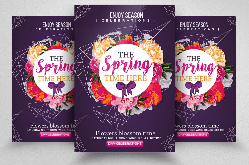 Spring Carnival Flyer Template example image 1