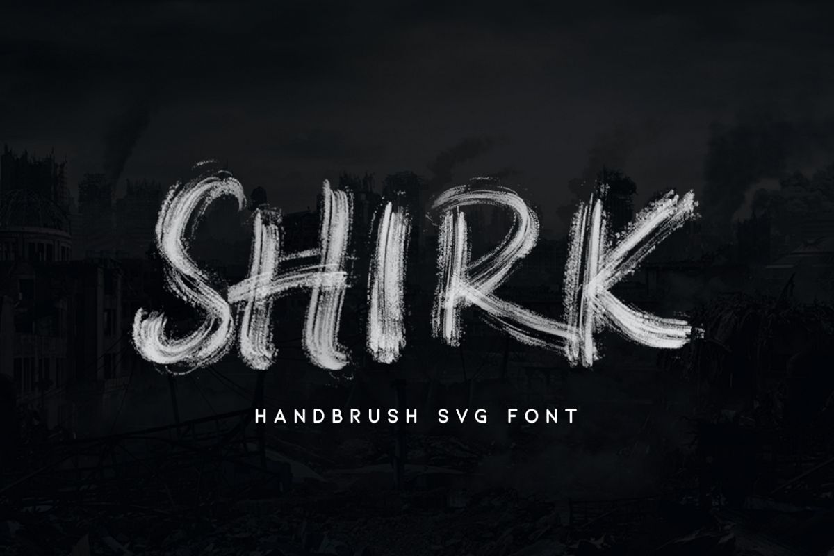 SHIRK - SVG FONT example image 1
