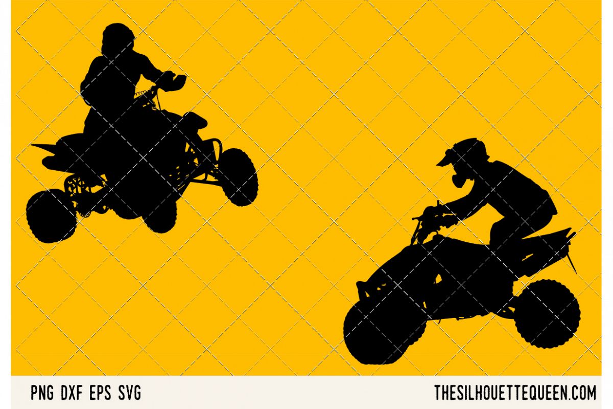 ATV Quad Motocross SVG example image 1