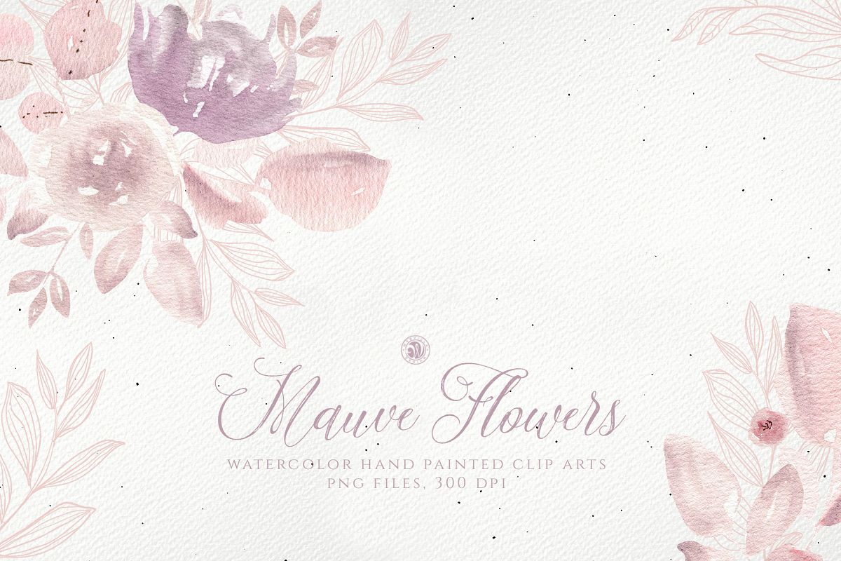 Mauve Flowers example image 1