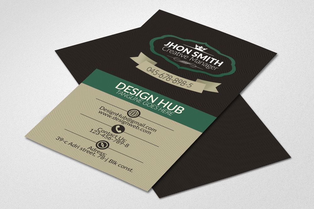 Vertical Business Cards example image 1
