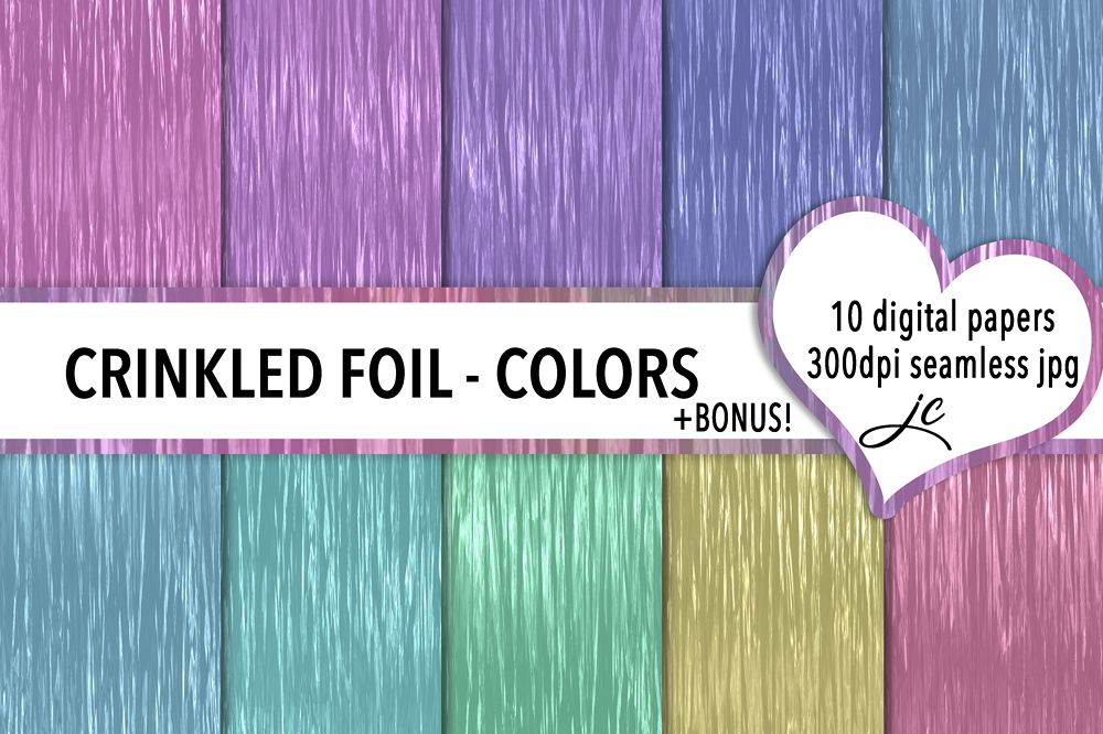 Crinkled Foil - Colors example image 1