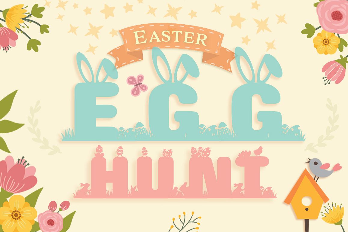 Easter Special Easter Egg Hunt Font example image 1