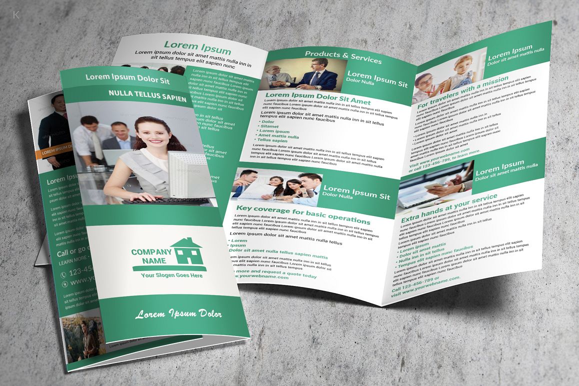 Business Trifold example image 1