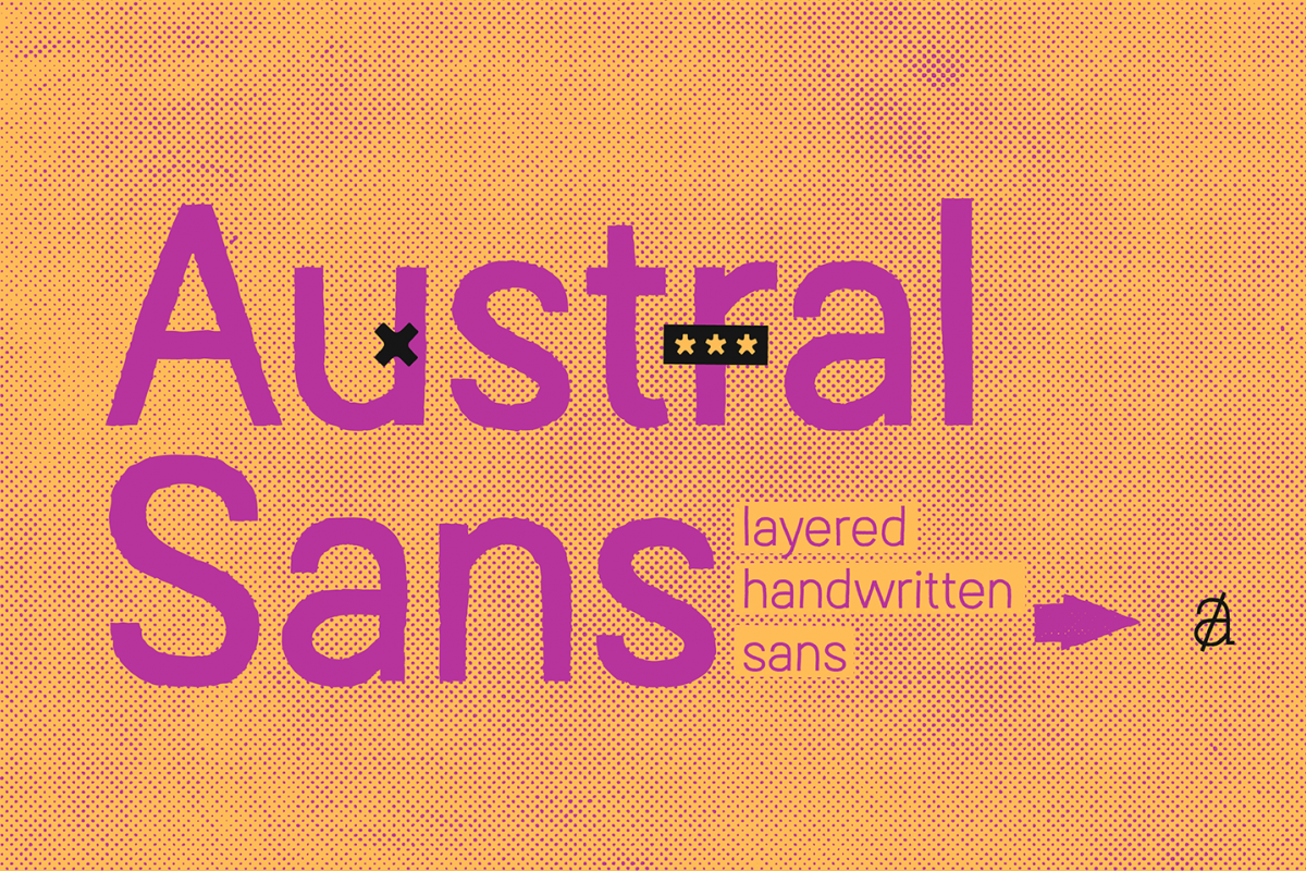 Austral Sans *Complete Family example image 1