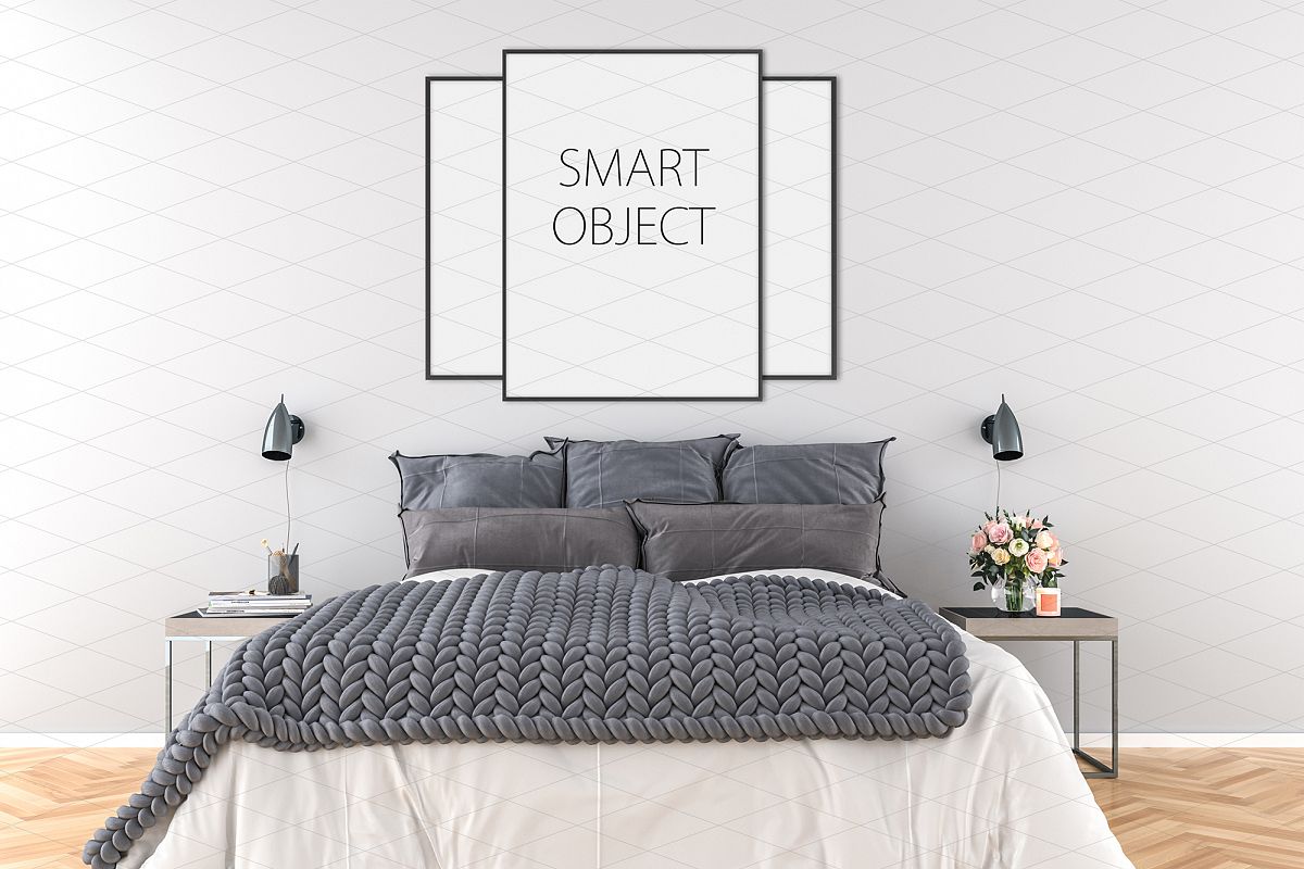 Frame mockup - horizontal & vertical frame mock up example image 1