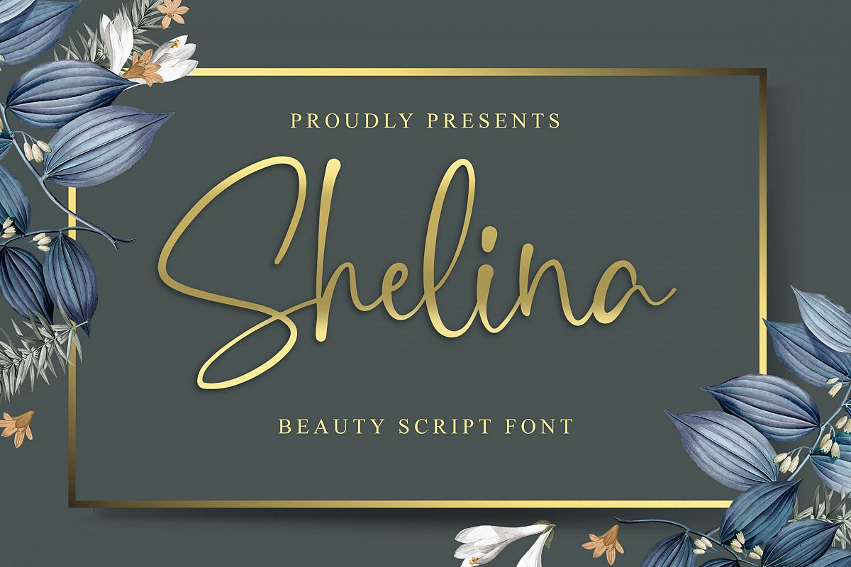 Shelina Beauty Script Font example image 1
