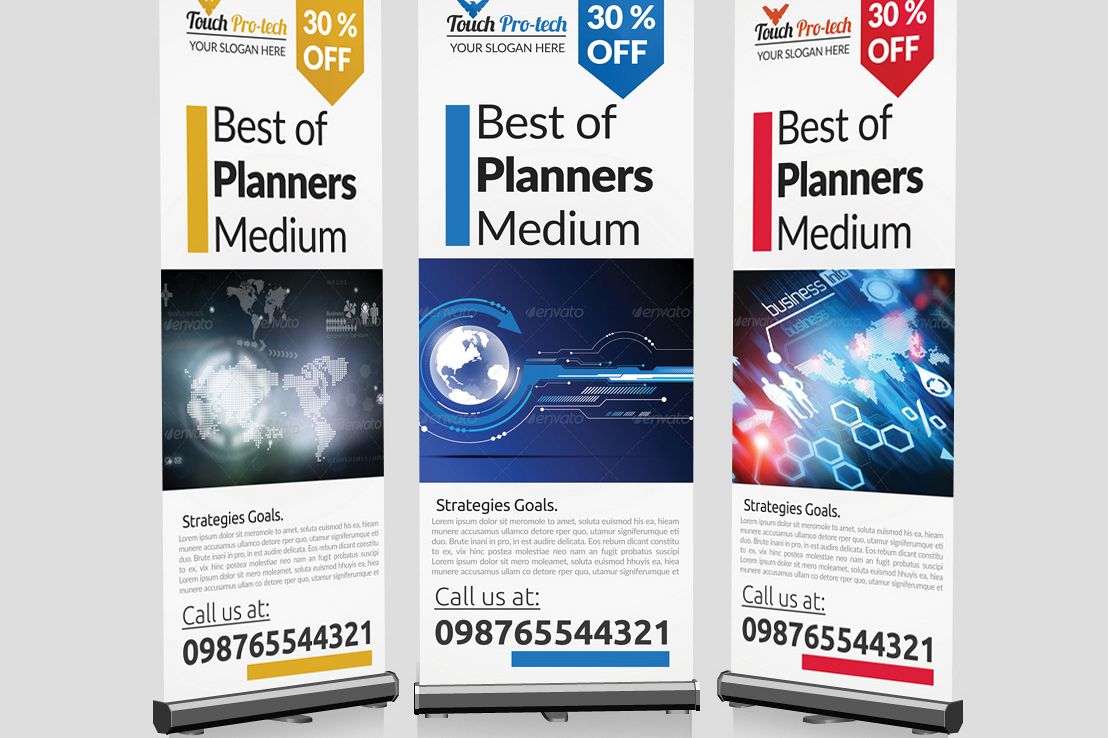 Business Technology Roll Up Banners example image 1