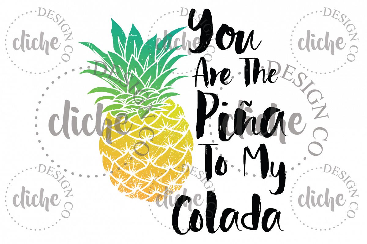 Summer Pineapple Sublimation Design example image 1