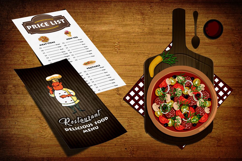 Restaurant Food Menu Template example image 1